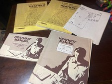 Lot Of 5 Heathkit Assembling Manuals