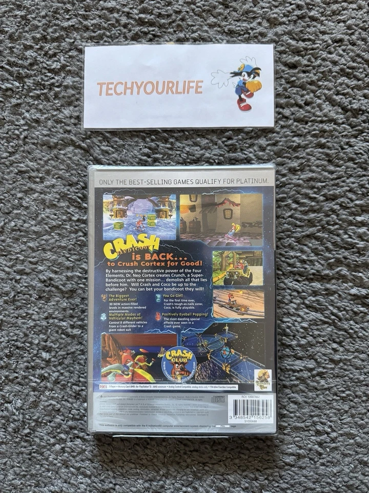 Brand New Factory Sealed Crash Bandicoot The Wrath Of Cortex - Sony PS2 - Image 2 of 3