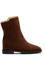 650 AQUATALIA Cate Shearling-Lined Suede Boots WEATHERPROOF Size 9 NEW NO BOX