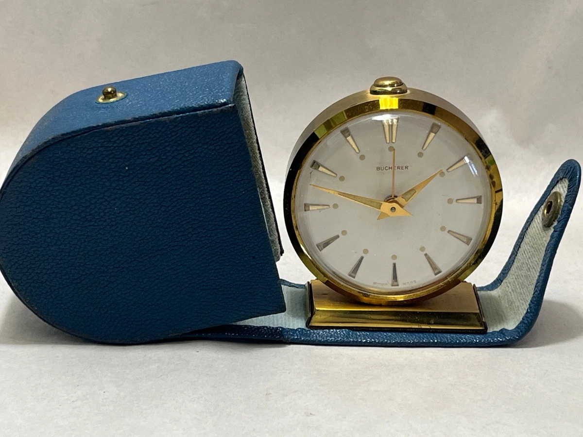 Bucherer Clock In Collectible Alarm Clocks (1930-1969) for sale | eBay