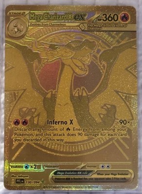 Mega Charizard X ex - 130/094 - ME02: Phantasmal Flames (PFL)
