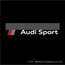 Retro Audi Sport Stripe Decals Classic Pair Retro Audi Sport Stripe Decals Classic Pair