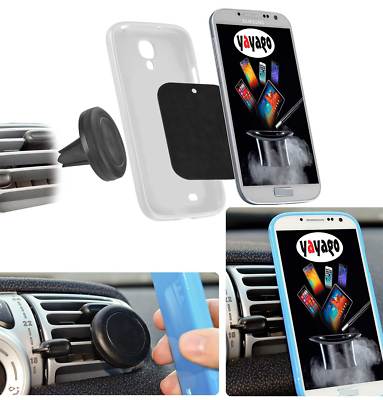 Uni KFZ Magnethalterung Lüftung f Nokia Lumia 630 / 630 Dual Sim / 635