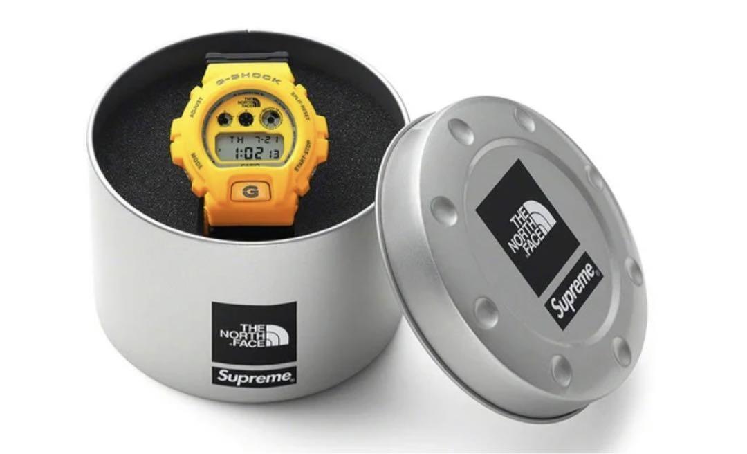 Supreme The North Face G-SHOCK Watch Black White Yellow Supreme The North Face G-SHOCK Watch Black White Yellow