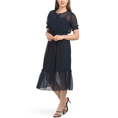 nanette lepore midi dress Blue Floral Midi Dress