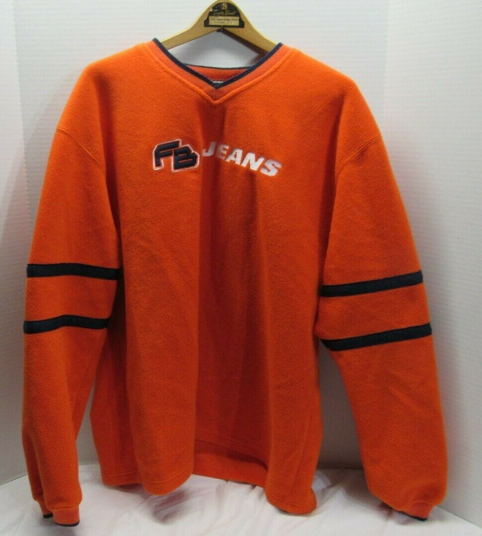 Купить FUBU JEANS MENS ORANGE PULLOVER 