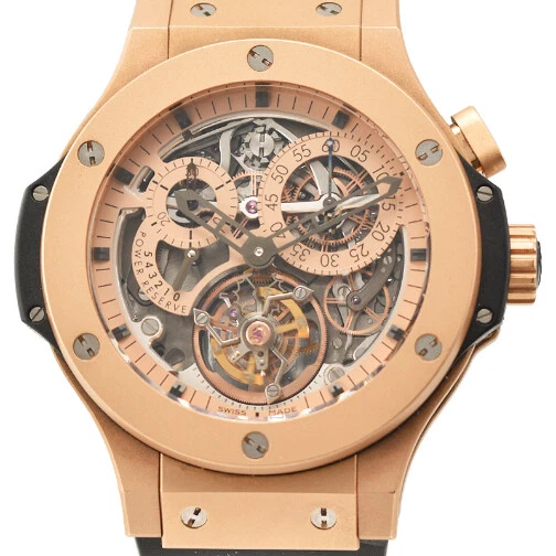 Hublot — HUBLOT  -  Big Bang Gold Matt Tourbillon Monopulsante Chrono