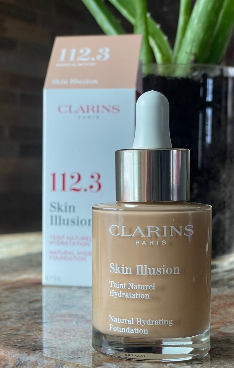 Clarins Skin Illusion Natural Hydrating Foundation 1 fl oz | eBay