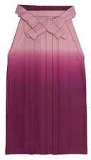 Japanese Women's Traditional Kimono HAKAMA Skirt Polyester 13 Pink from Japan