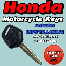 Honda Goldwing Keys Valkyrie keys 2001-17 cut by code to key codes 5001-5250