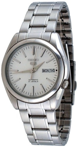 Seiko 5 Men's Stainless Steel Silver Dial Self Winding Automatic Watch  SNKL41K1 | eBay