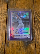 2022 Topps Chrome Mark Canha Auto Purple Refractor 139/250 New York Mets