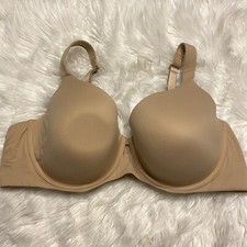 Ambrielle 44DD Bra Tan Super Soft Full Coverage Underwire Back Closure
