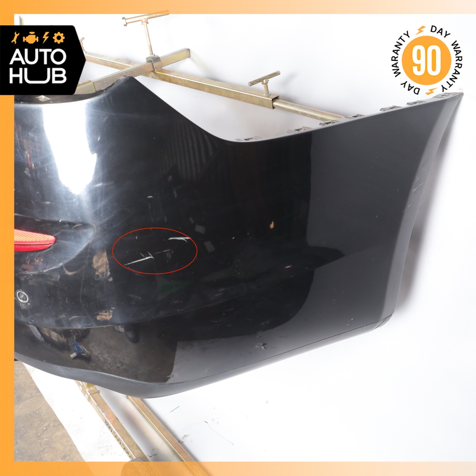 14-17 Maserati Quattroporte M156 GTS Rear Bumper Cover Black OEM