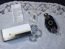 Leviton 2310 Single Locking Receptacle, Grounding, 20A-125V, Black NEW IN BOX 