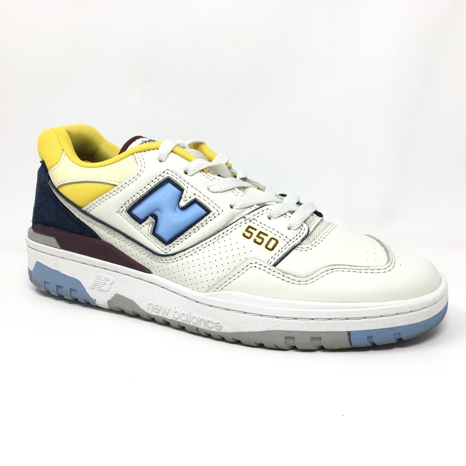 New Balance 550 Marquette Shoes Sneakers Mens Size 11 White Yellow Navy Casual New Balance 550 Marquette Shoes Sneakers Mens Size 11 White Yellow Navy Casual