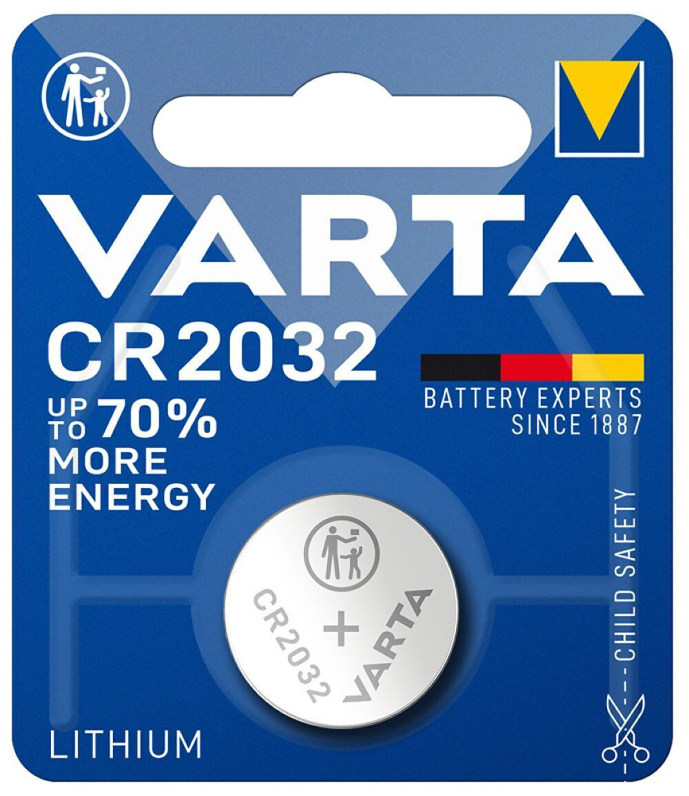 Maxi Scorta 150 Pile VARTA CR2032 3V - Sicure per Casa e Giocattoli