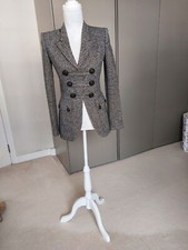 Balmain Double-breasted Blazer In Wool