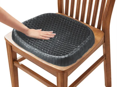 CUSCINO IN GEL SEDUTA TRASPIRANTE PER CASA UFFICIO, AUTO EGG 5629 POSTURA GIUSTA