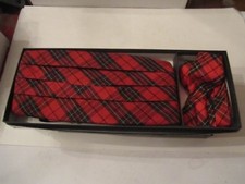 LOT OF BLACK TIE  CUMMERBUNDS SETS - VARIOUS DESIGNERS - DESIGNS - IN THE BOX