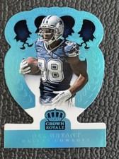 🔥DEZ BRYANT 2014 CROWN ROYALE DIE-CUT BLUE REFRACTOR #'d /199!🔥COWBOYS!