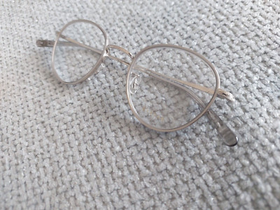 EYEVAN 7285 ROUND Titanium Eyeglasses Frames Model Ferren  Shinny Silver  47-22