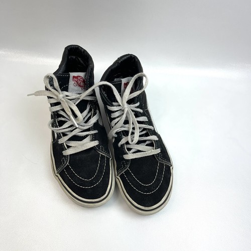 Vans Jungen Skateboard High Top Turnschuhe Schwarz Schuhe Jugend Größe 2,5 Freizeit Klassisch - Bild 9 von 16
