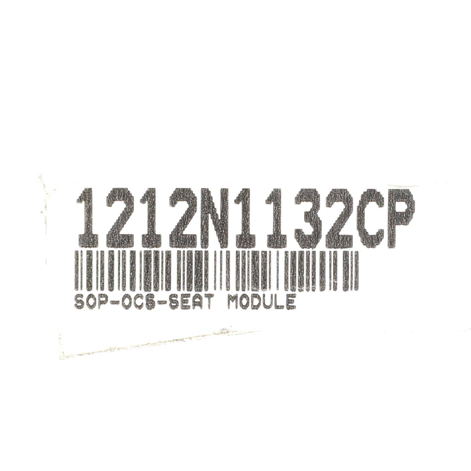 Genuine McLaren SOP OCS Seat Module 1212N1132CP