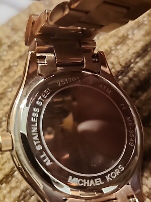 Michael Kors MK3549 Watch New In Box With Tags MSRP 225.00 | eBay