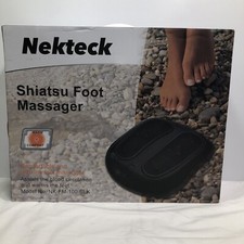 Nekteck Kneading Shiatsu Therapy Foot Massager, NK-FM-100-BLK NEW UNOPENED