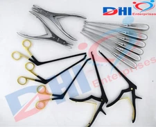 Codman Kerrison Rongeurs Bone Curettes 13Pcs Set Orthopedics Spine Instrument DH