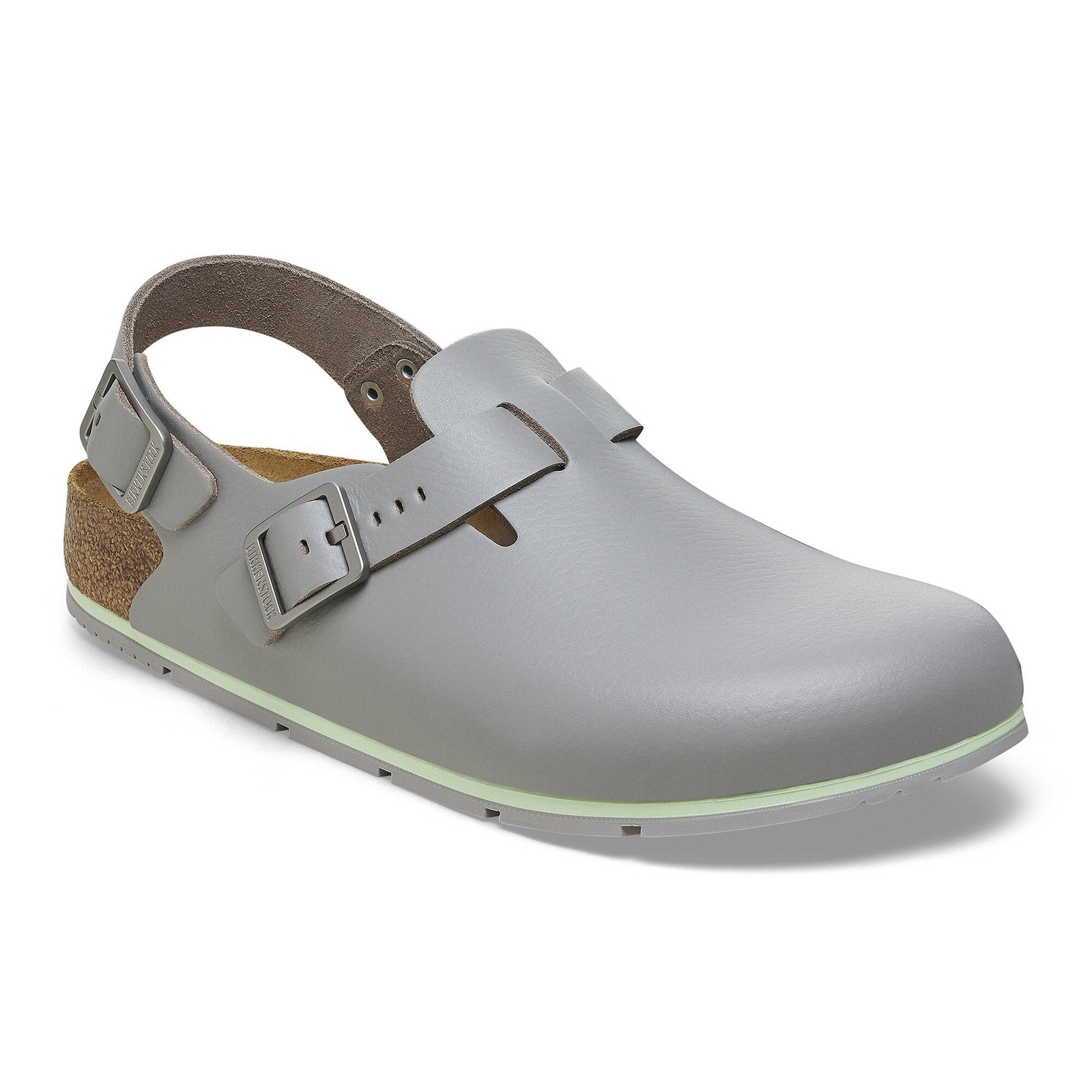 Birkenstock Tokio Pro Hombres Gris Trabajo Enfermera Cocina Hospital Zueco Zapatos