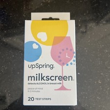 NEW Upspring Milkscreen Test Strips-Detect Alcohol in Breast Milk 8 Test Strips