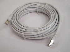 100Ft CAT6 SSTP Double Shielded Gigabit LAN Ethernet RJ45 Patch Cable White v2