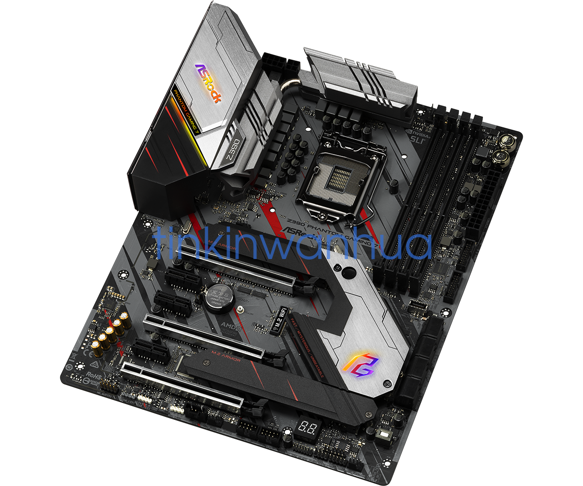 FOR ASROCK Z390 Phantom Gaming 7 Motherboard 9900K 9700K DDR4 100