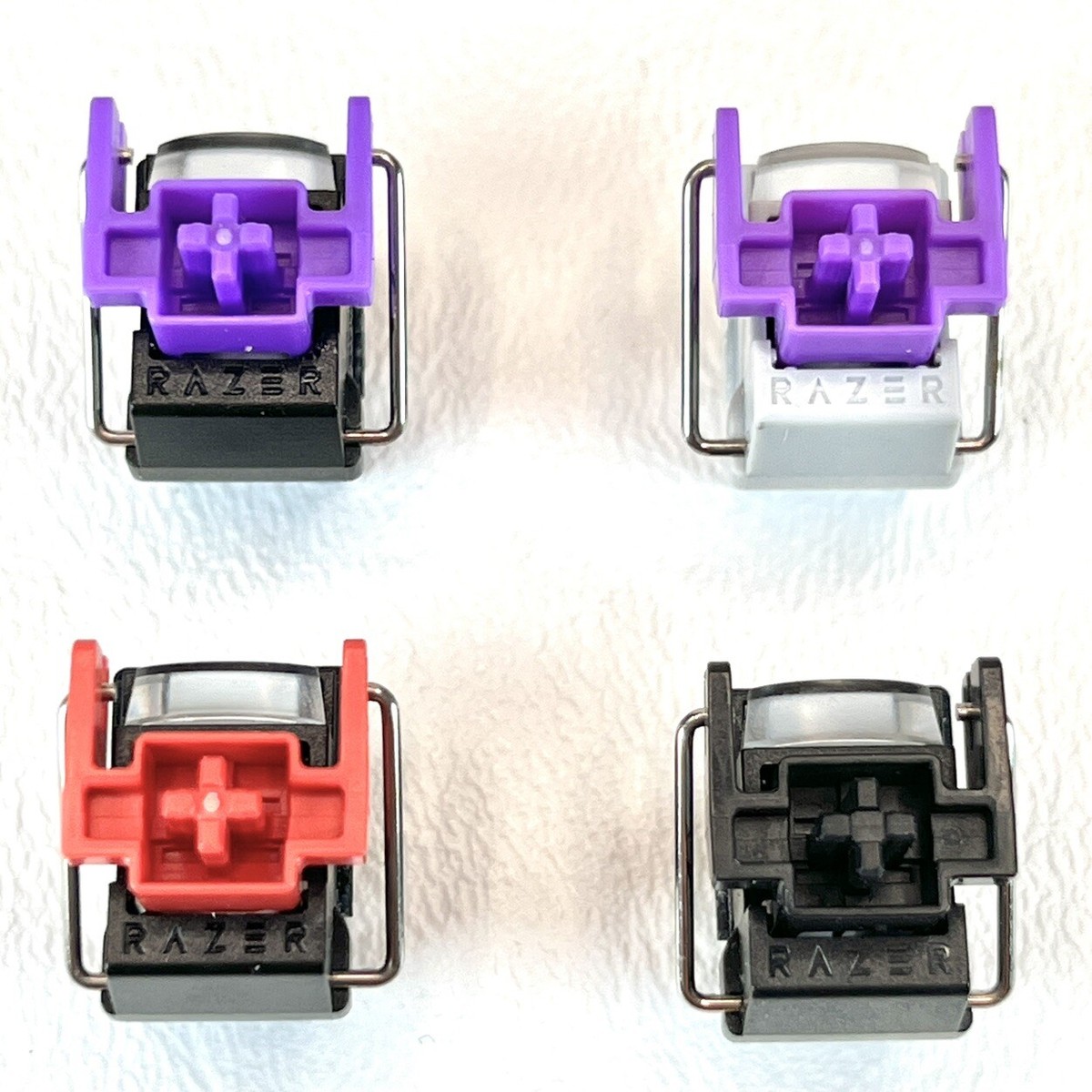 Razer4点セット Ships From USA* Razer Keyboard 4x Optical Replacement Switches Red