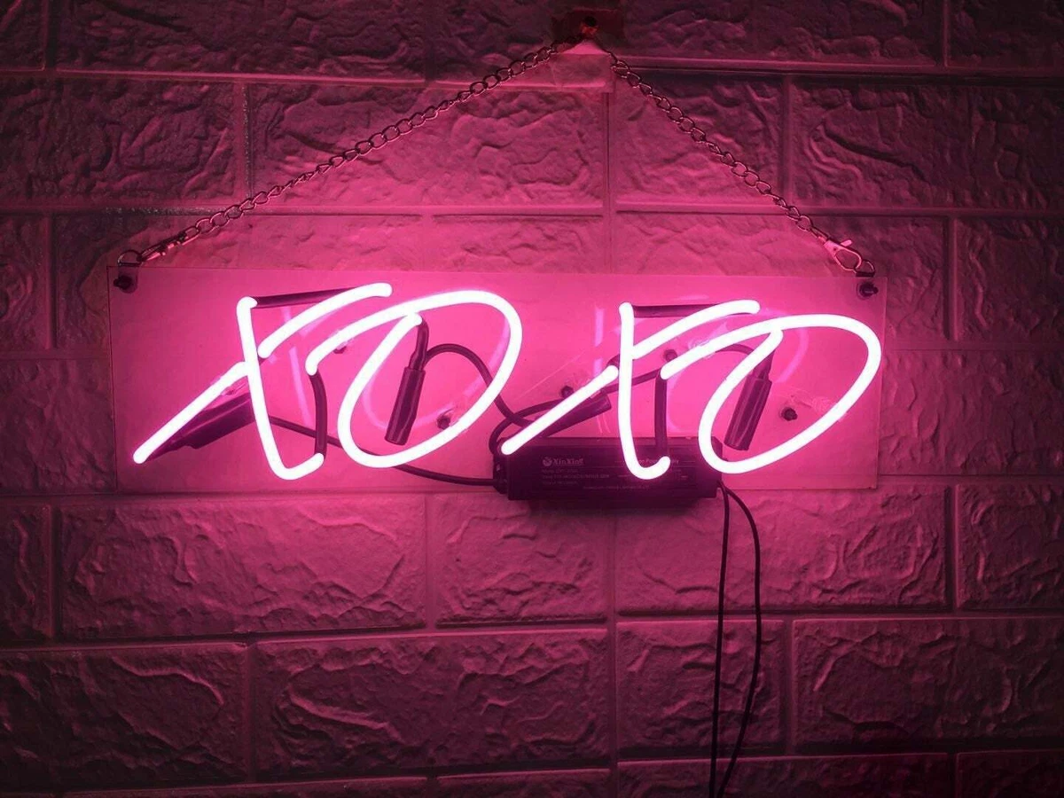 Xo light up sale sign