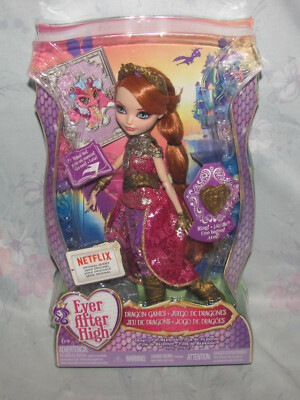 Ever After High Doll Dragon Games Daughter Rapunzel New Sealed - Holly O'Hair