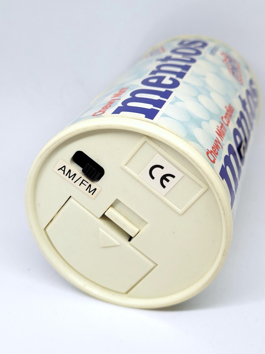 mentos　オリジナルラジオ Mentos Can Shaped AM/FM Radio - Rare Vintage Tested & Works | eBay