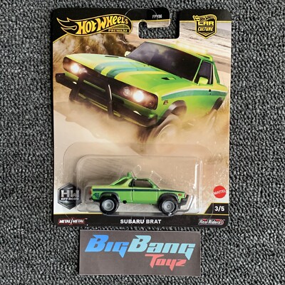Hot Wheels Premium Subaru Brat Green HW Off Road 2025 (In-Stock