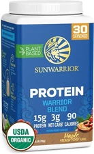 Sunwarrior Protein Warrior Blend - Maple French Toast Peak Performance, 1.65 lbs