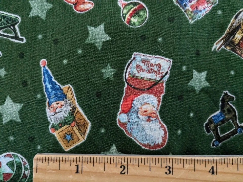 BTHY x 43" Giordano Studios UN DÍA EN LA VIDA DE SANTA Tela de algodón Foto 2 de 4