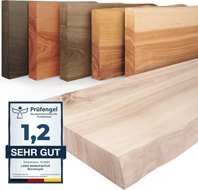 LAMO  Regalbrett Massivholz Wandregal Holzregal Wandboard Würth Tablarträger