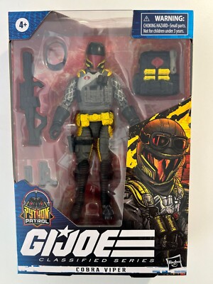 GIJOE CLASSIFIED COBRA VIPER PYTHON PATROL MOC