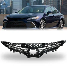 For 2021-2022 Toyota Camry LE XLE Front Bumper Upper Grille Black 5311106F30