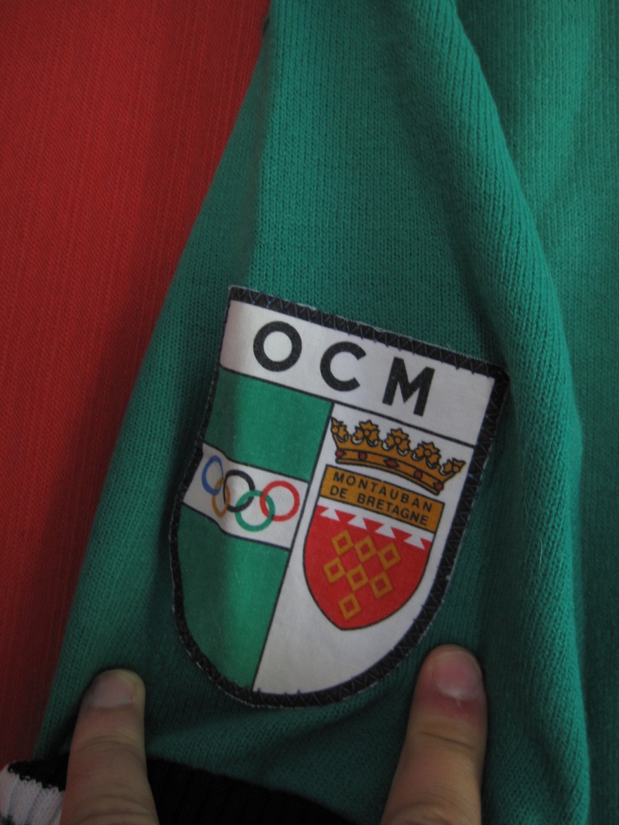 Maillot cycliste Montauban de Bretagne OCCM Vert Vintage 70'S