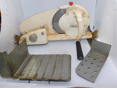Rare Vintage General Model 158 Folding Hand Crank Manual Slicer