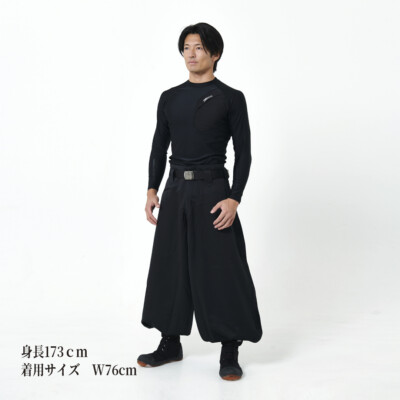 TORAICHI Nikkapokka Japanese Tobi Men Work Pants Black Ninja Style