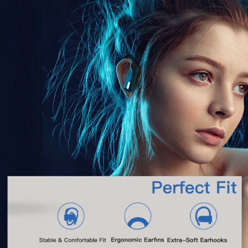 TWS Wireless Earphones Headset Earbuds Headphones Stereo Ear Hook for Bluetooth - Zdjęcie 6 z 11