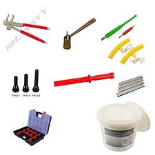 HASKYY® 360tlg. Reifenmontage Auswucht,-Klebegewichte Gummiventile Montagepaste